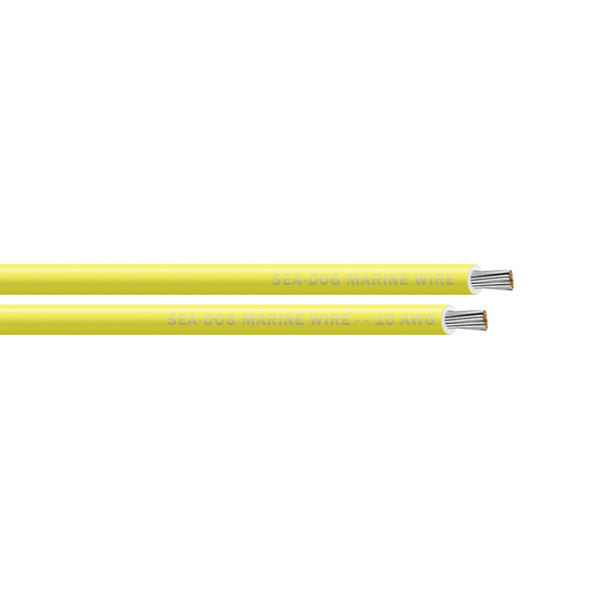Sea-Dog 10 AWG Yellow Primary Wire - 25' [8010030]