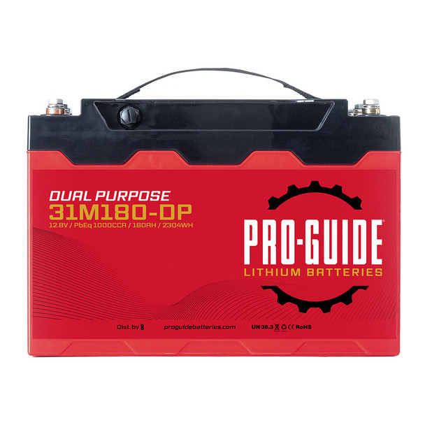 Pro-Guide Alpha Series Lithium Battery - 12V - 180AH - Group 31 [PGL31M180-DP]