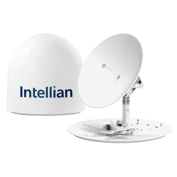 Intellian t130N 1.25M Maritime Global Satellite TV Antenna System in v130NX Matching Radome [T4-131BW3]