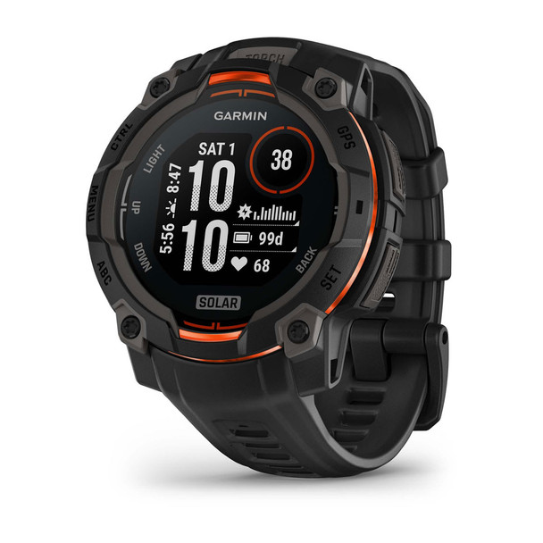 Garmin Instinct 3 - 45 mm, Solar, Black with Black Band