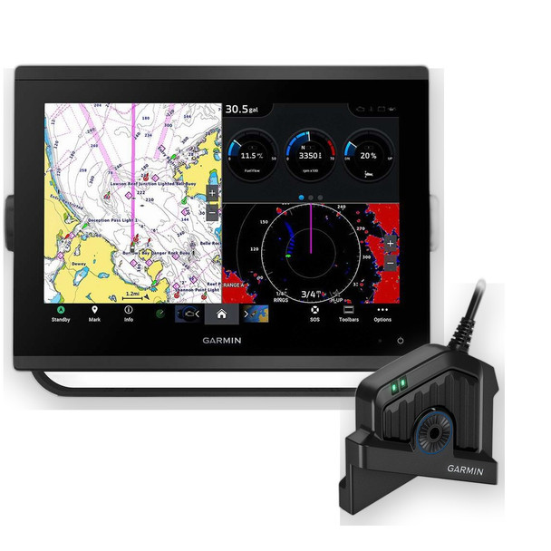 Garmin GPSMAP 1243 LiveScope 2 LVS44 Bundle