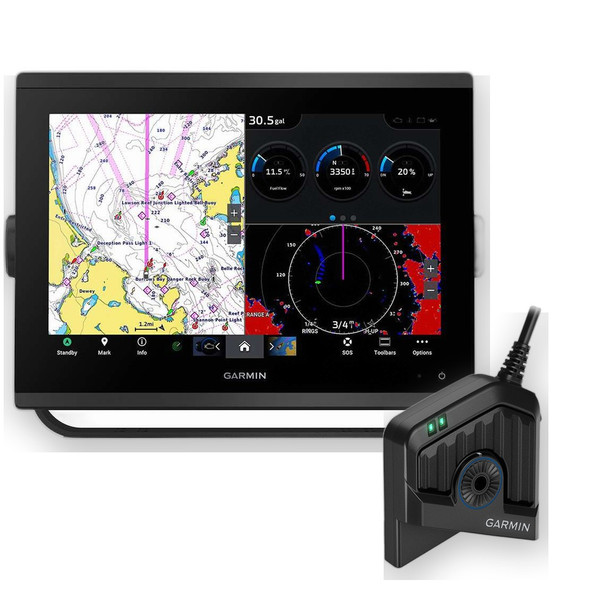 Garmin GPSMAP 1243 LiveScope 2 HD LVS42HD Bundle