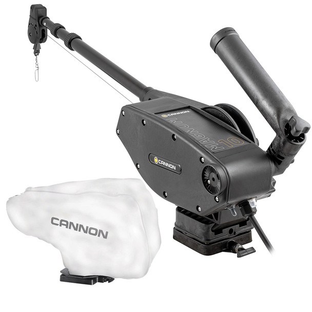 Cannon Magnum 10 Electric Downrigger w\/White Cover [1902305\/WHTCOVER]