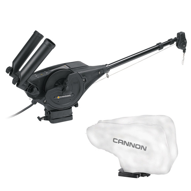 Cannon Optimum 10 Downrigger w\/White Cover [1902335\/WHTCOVER]