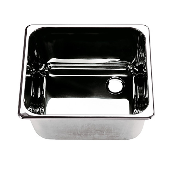 Scandvik Rectangular Sink Stainless Steel - Right Side Drain [10224]