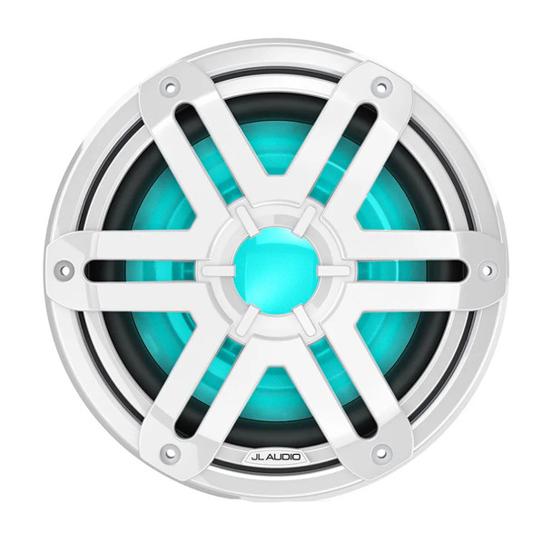 JL Audio M200 Marine Subwoofer 10" w\/LED  White Sport Grille [010-04759-00]