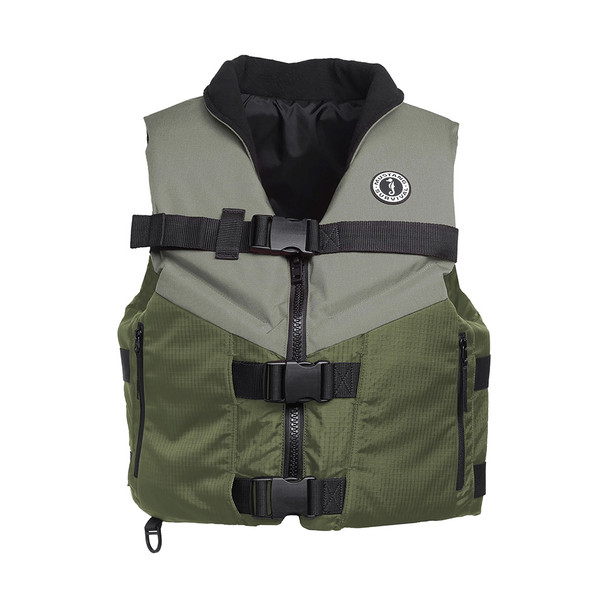 Mustang Accel Foam Vest - Green\/Grey - Medium [MV4627-833-M]