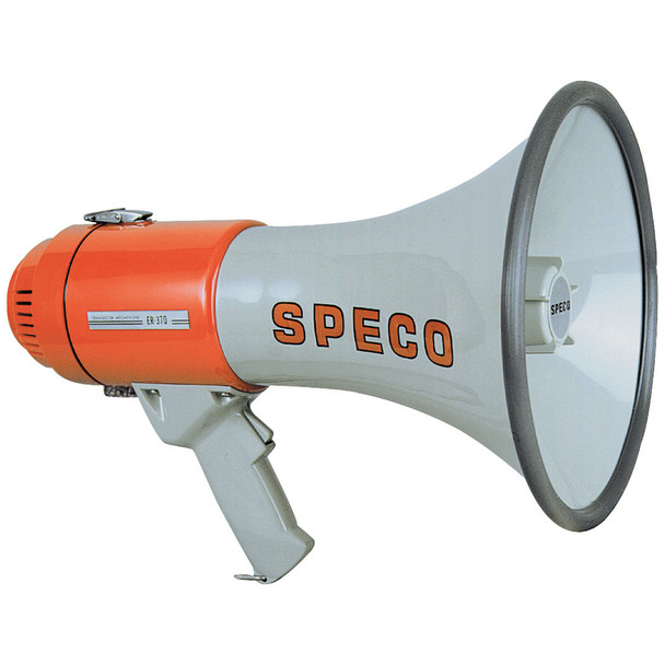 Speco ER370 Deluxe Megaphone w/Siren - Red/Grey - 16W  [ER370]