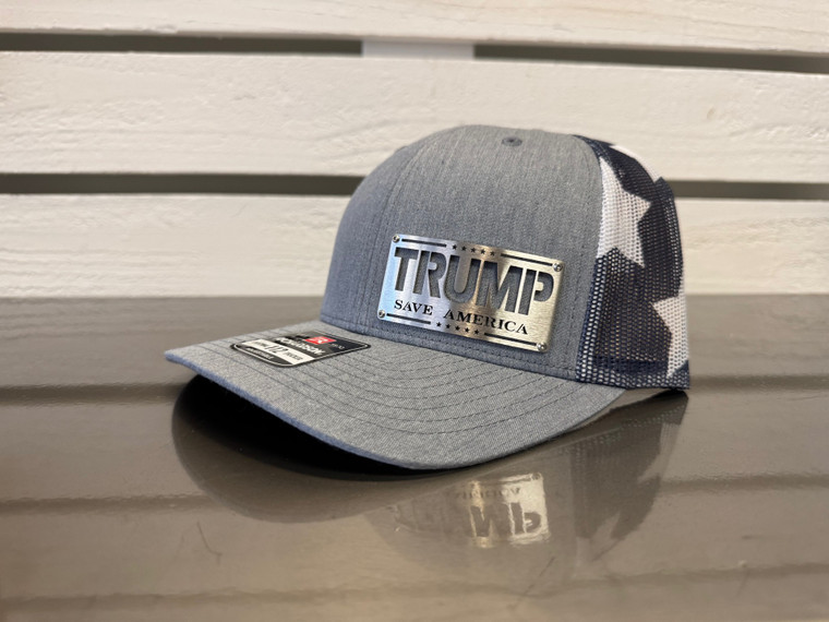 Trump MAGA Save America Metal Hat
