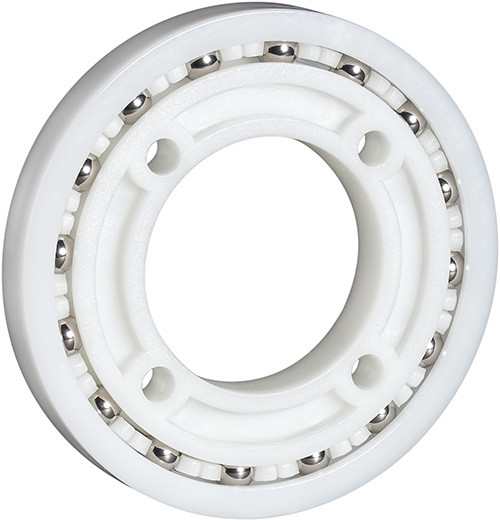 1257, 4 Point Contact 3" Bearing With Mounting Holes - 1 1/2" X 3" Od X 3/8"