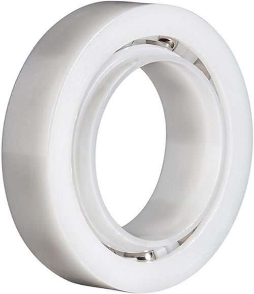 1412, Acetal Plastic Radial Ball Bearing - 1" X 1.615" X .375" - Extended Inner Ring