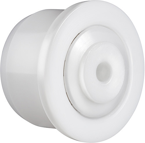 1790, Plastic Conveyor Flange Ball Bearing With  .250" Round Bore X 1.61" Od