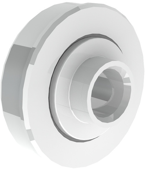 2073, Plastic End Cap Ball Bearing - 3/4" X 2-1/2" X .68" (Wor)