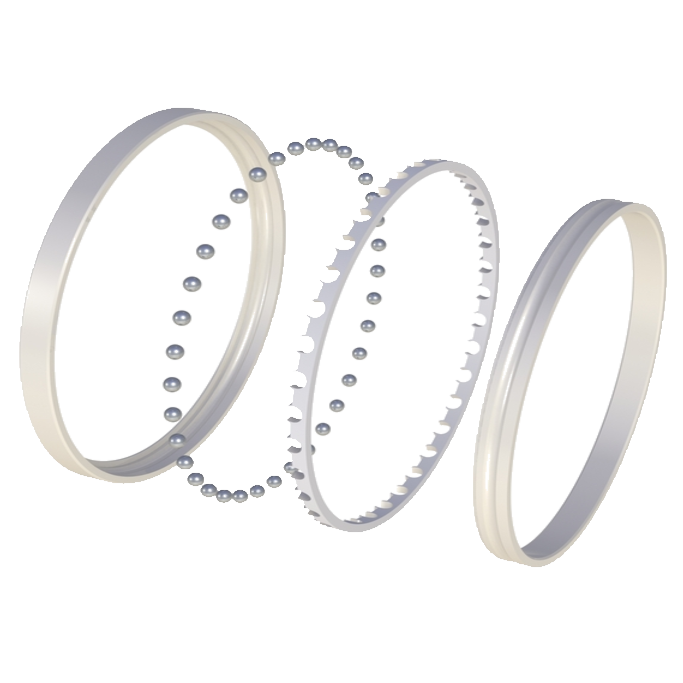 Thin Race Bearing Construction