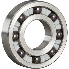 Single Row 316 Stainless Ceramic Radial Ball Bearings