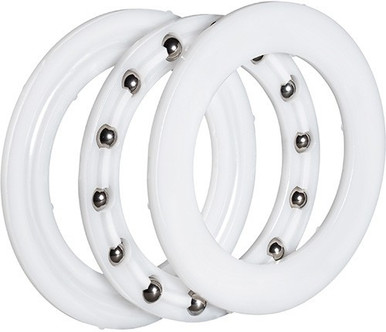 VXB Miniature Thrust Bearings – Grooved Race, 3/8x1x17/32 Inch, Perfect For Small Machinery & Precision Tools