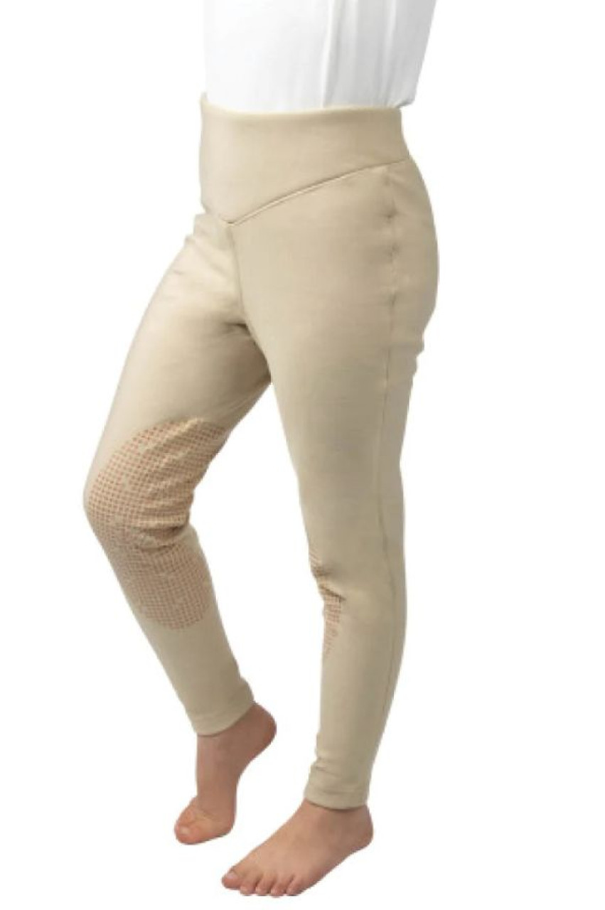Hy Equestrian Kids Stella Riding Tights in White