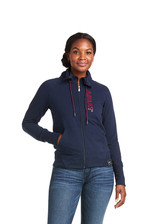 Ariat Women's Tek Team Half Zip Sweatshirt - Navy - Women's Small