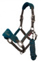 LeMieux Vogue Fleece Headcollar and Leadrope - Peacock