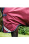 Horseware Rambo Original Turnout Blanket with Leg Arches 0g - Burgundy/Teal & Navy