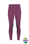 Kerrits Ladies Flow Rise Knee Patch Performance Tights in Magenta - Front