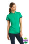 Ariat Ladies Bandera Quarter Zip Short Sleeve Polo - Pool Table - Front