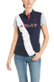 Ariat Ladies Taryn Short Sleeve Polo Shirt - Team - Front
