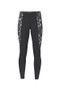 Kerrits Ladies Flow Rise Knee Patch Performance Tights in Black Winter Bloom