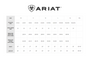 Ariat Ladies Heritage Elite Full Seat Breeches - Size Guide