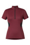 Kerrits Ladies Trot On Tech Top - Sangria/Black - Front