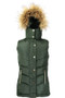 Coldstream Ladies Leitholm Quilted Vest in Fern Green - Front