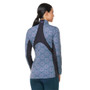 Kerrits Ladies Rail Side Quarter Zip Tech Top in Iris Starlight - back