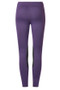 Kerrits Kids Fleece Lite II Knee Patch Tights in Huckleberry Purple Herringbone - back