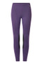 Kerrits Kids Fleece Lite II Knee Patch Tights in Huckleberry Purple Herringbone - front