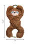 KONG Tuggz Sloth Dog Toy