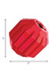 KONG Stuff-A-Ball Dog Toy in Red - medium