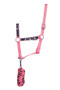 Hy Equestrian Unicorn Magic Halter and Leadrope Set in Pink/Navy