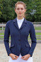 Hy Equestrian Ladies Roka Rose Show Jacket in Navy - front