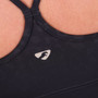 Aubrion Ladies Invigorate Sports Bra - Black - Logo