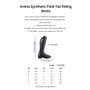 Premier Equine Childrens Anima Synthetic Field Tall Riding Boot size guide