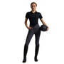 Premier Equine Ladies Sophia Full Seat Gel High Waist Riding Breeches in Anthracite Gray - front