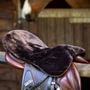 LeMieux Simuwool Seat Saver - Brown- Lifestyle