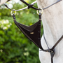 LeMieux Bib Martingale Attachment - Brown/Brass - Lifestyle