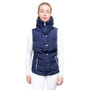 Coldstream Ladies Kimmerston Quilted Vest in Navy - front
