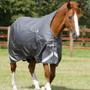 Premier Equine Buster Hardy Turnout Blanket with Half Neck 0g in Gray - Lifestyle