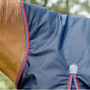 Premier Equine Buster Hardy Turnout Rug with Half Neck 0g in Navy - half neck