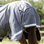 Premier Equine Buster Hardy Turnout Blanket with Half Neck 0g in Gray - tail flap