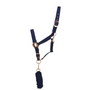 Hy Rose Gold Halter and Leadrope in Navy/Rose Gold