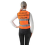 HyVIZ Waistcoat Front - Orange - Back