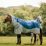 Horseware Rambo Autumn Series Turnout 0g with 100g Liner - Navy/Gray - Lifestyle